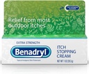 Benadryl Itch Stopping 크림 여분 힘 1개 oz (8의 포장)