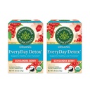 전통 약용 유기 EveryDay Detox Schisandra Berry Herbal Tea, 건강한 간기능 (16 개) 지원