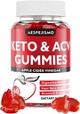 Keto ACV Gummies - 에너지 및 웰빙을위한 B12와 Apple Cider Vinegar Gummies, 1500mg, 여성 및 남성, Vegan, Gluten-Free, 60 Gummies 지원 Ketosis