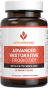 매일 사용을위한 ACTIVATEDYOU 고급 복원 Probiotic - 30 스트레인 소화 Gut 건강 및 면역 기능 지원 - 산병 보충 교재 - 루잉 스킨 (30 캡슐)
