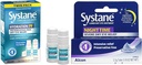 Systane Hydration 다 복용량 부식 자유로운 눈 하락 건조한 눈 기복 쌍둥이 팩 (2x10ml) & 야간 윤활유 눈 연고 3.5g 관