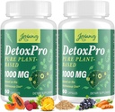 1000 MG Gentle Detox Cleanse, High-Potent, Gut Cleanse & Detox Capsules for Women & Men, Natural Detoxification, Colon, Liver, Antioxidant & Digestive Support, 120 캡슐