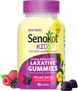 Senokot 아이들은 나이 2+를 위한 Berry Laxative Gummies를, 장어를 위한 Senna 추출물, Occasional 변비에서 하룻밤 기복, 40의 ct 섞었습니다