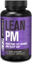 Jacked Factory Lean PM Night Time Fat Burner, 수면 보조 보충교재, & 남자와 여자를 위한 Appetite 억제 - 60 자극제 자유로운 Veggie 체중 감소 다이어트 알약