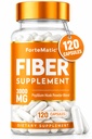 미국 대부분의 섬유 부유한 보충교재 120의 캡슐 메가 복용량 3000mg 혼합 심리엄 Husk, Aloe Vera, Chia씨 & Flaxseed 분말 Gut 건강, 청결, 변비