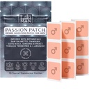 Laki Naturals Passion Patch for Men (Pack of 15) – 자연적인 성분을 가진 순환, 활력, 활력 및 에너지 지원 – Non-Habit Forming, Time-Released Men’s Health Wellness Patches