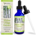 차가 버섯 추출물 액체 | 4oz | Tincture | 100 % Wild-Harvested & Double Extraction | 미국 및 캐나다 Grown