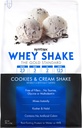 Syntrax Nutrition Whey Shake, Cold Filtered & Undenatured Whey Protein Powder Blend, Cookies & Cream Shake, 2 파운드, 실제 쿠키 조각