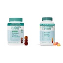 Women Multivitamin Gummies 번들을 위한 SmartyPants 유기 Prenatal 비타민: Probiotics, Biotin, Methylfolate, Omega 3, 비타민 D3, B12, B6, A, K & 아연, 120 조사