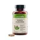 NatureWise Total Colon Care Fiber Cleanse - 자연적인 Laxative 혼합 - 초본 Laxatives, Prebiotics, & 정규성, 소화, 무게 및 Gut 건강을 위한 효소 - 비 GMO - 60의 캡슐 [30 일 공급]