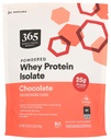 365 전체 식품 시장, Whey Protein Isolate, 초콜릿, 16 Ounce