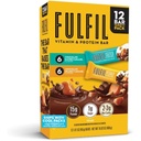 FULFIL 단백질 스낵 바, 6 초콜렛 땅콩 및 카라멜 & 6 초콜렛 소금 카라멜, 15g 단백질, Pantry Staples, 12 개