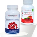 Bricker Labs 균형 & 교류 듀오: 혈액 교류와 설탕 지원: 큰 V 세겹 힘 Vanadyl 황산염 및 OptiFlow 혈액 교류 보충교재