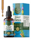HERBAMA Liver Cleanse Detox & Repair - Liver Support Supplement - 우유 이틀, Dandelion Root & Chanca Piedra와 액체 드롭 - 알코올 및 설탕 무료 액체 세척 보충, 42 일 공급