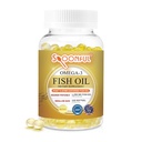 Spoonful 소형 Omega 3 물고기 기름, iFOS는, 봉사 당 1290 mg, 120의 Softgels 진주, 여자와 고위를 위한 삼키기 캡슐에 쉬운 소형, 미국에서 만들었습니다