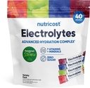 Nutricost Electrolytes Complex, 다양성 팩 맛, 40 Stickpacks - 고급 Hydration Complex