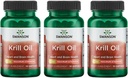 Swanson EFAs- Krill Oil - 최대 강도 - 1g, 30 Softgels (3 팩)