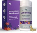 Vegan Menopause 보충제 (60 캡슐) - Perimenopause 및 Menopause 비타민 - 여성 보충제 - 여성을위한 Perimenopause 보충제 - 식품 보충 - Menopause 지원