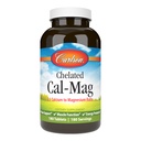 Carlson - Chelated Cal-Mag, 마그네슘 비율에 2:1 칼슘, 뼈 지원, 근육 기능 & 에너지 생산, 180 정제