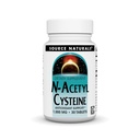 Source Naturals N-Acetyl Cysteine 산화 방지제 지원 1000 mg 규정식 보충교재는 호흡 건강* - 30의 정제를 지원합니다