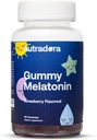 Melatonin Kids Sleep Gummies - 어린이 및 성인을위한 수면 Gummies는 Sleep, Wake Cycle, Relaxation, Enhanced Sleep Excellence, Strawberry flavor, Made in USA, 60 Gummies를 규제합니다.