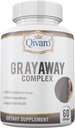 Gray Away Complex - 고급 유니섹스 보충 - 남성과 여성을위한 역 회색 - 60 캡슐