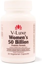 V-Luxe 50 Bacterial Vaginosis, Yeast Infections, & UTIs는 과학에 의해 역행되고, 여자를 위해 공식화해, 균형 PH에 자연적인 Remedy & 치료 감염을 방지합니다 | 30 일 공급