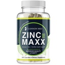 아연 Maxx 100 캡슐, 아연 Gluconate Immune 부스터 Reproductive 건강, 피부 관리, & Immune 부스터 - 3+ 월 공급 | 남성 및 여성을위한 높은 효능 면역 지원 보충교재