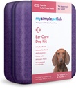 MySimplePetLab 귀 관리 개 키트 I Medicated Tris Flush Dog Ear Cleaner I Infection treatment with Ketoconazole I Hydrocortisone Drops I Comfort for Smelly, Itchy, 또는 Sore Ears