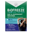 Biofreeze Day & Overnight Pain Relief Patches, 관절염 및 근육 통증 완화를위한 Menthol 통증 패치, 편안하고 유연한 직물 장소, FSA / HSA Eligible, 9 패치 (6 일, 3 밤)