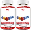 VITA GLOBE B Complex 거미 비타민 - 비타민 C, Niacin, B6, B12 및 에너지, 심장 건강 및 두뇌 지원을위한 바이오틴, 120 개 (패키지 2)