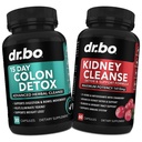 Colon & Kidney Cleanse Detox Support Supplement - 15 Day Intestinal Cleanse Pills & Probiotic for Bloating & Daily Bowel Movement Flush - 지원 Kidney, Bladder & Urinary Tract 건강 지원