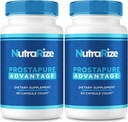 (2 팩) Prostapure 캡슐, Prostapure Advantage Prostate Supplement, 공식 All-Natural Advanced Formula, 전반적인 건강을 지원하기 위해 최대 강도 약, Prosta Pure 리뷰 (120 캡슐)