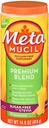 Metamucil Premium Blend Psyllium Fiber Powder Sugar-Free - 스테비아 오렌지 - 14.6 온스
