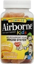 Airborne 500mg 비타민 C + 아연 면역 지원 보충교재 아이를 위한 Gummies, 분류된 과일 풍미, 강력한 산화 방지제 비타민 C & E, 42 Gummies (4 팩)를 가진 글루텐 자유로운 공예품 혼합