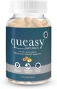 3 Lollies Queasy Naturals Ginger Capsules - Non-Drowsy Nausea Relief Supplement - Chemotherapy - 1000mg Ginger Root - 30 Caps 도중 운동 찰상 예방 & Nausea 기복