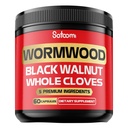 Satoomi 1 Wormwood 캡슐 보충교재에 대하여 5 - 까만 호두, 전체적인 Cloves, 심황 및 Berberine HCl에서 추출해 - 면역 체계 & 소화 건강 - 60의 캡슐