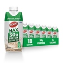 BOOST MAX Protein Shakes는 음료 준비 - 30g 고단백 셰이크 - 바닐라 | 운동 후 근육 회복을 지원하는 영양 음료, 26 비타민 및 미네랄, 1g 설탕, 11 fl oz (18 포장)