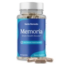 Santo Remedio Memoria, 뇌 건강 부스터, 신경 연결 강화, 관심, 기억, 집중, 30 서빙, 글루텐 무료, 비 GMO 개선