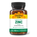 Country Life Target-Mins Zinc 50 mg 180 Tablets - 아연 보충제 - 아연 50mg - 아연 지원