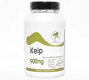 Kelp 900mg ~ 180 캡슐 - 첨가물 없음 ~ Naturetition 보충교재
