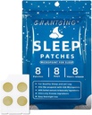 성인을위한 수면 패치, Jat Lag Sleep Aid 지원 패치 420 Hyaluronic Acid Micropoints, Yintang, Anmian Acupoint에 적용, 지속적으로 4 Weeks, Natural Herbal Ingredients, 8 Count