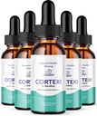(5 팩) Cortexi Drops, Cortexi Hearing Support Drops - Ear Health, Cortexin Drops, Cortexi 24, Supplement Drops 최대 강도, Cortexi 리뷰 (150 서빙)