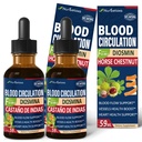 혈액 순환 하락, 혈액 교류, 압력 & 심장 건강 W/Horse Chestnut 추출물 액체를 위한 Nitric 산화물 보충교재. Castaño de Indias y Diosmina para la Circulacion y Varices. 4 온스