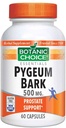 식물성 선택 Pygeum Bark 500 mg, 60 캡슐