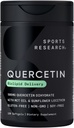 더 나은 흡수를 위한 야자열매 MCT 기름 & 해바라기 Lecithin를 가진 스포츠 연구 Quercetin - 산화 활동 & 면역력 - 글루텐 자유로운 & 비 GMO Verified - 120 액체 Softgels