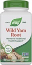 Nature 's Way Wild Yam Root, 여성 전통 건강 지원 *, 2 캡슐 서빙 당 700 mg, Non-GMO Project Verified, 180 Vegan 캡슐 (패키지 May Vary)
