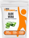 BulkSupplements.com 알로에 Vera 추출물 분말 - 알로에 Vera 보충, 초본 보충 - Vegan & 글루텐 무료, 서빙 당 100mg, 250g (8.8 oz) (팩 1)