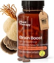 Plant Therapy Lion의 Mane 캡슐 제조 미국 터키 꼬리와 Cordyceps와 4 개월 공급 여성 및 남성 뇌 부스트 120 채식 캡슐에 대한 메모리 초점 보충제 지원