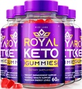 rize 실험실 - Royal Keto Gummies - Belly Fat & Weight Loss Diet를위한 ACV 유기 지원, 남자 및 여성용 Apple Cider Vinegar Extra Strength Gummies (300 Gummies) (팩 5)